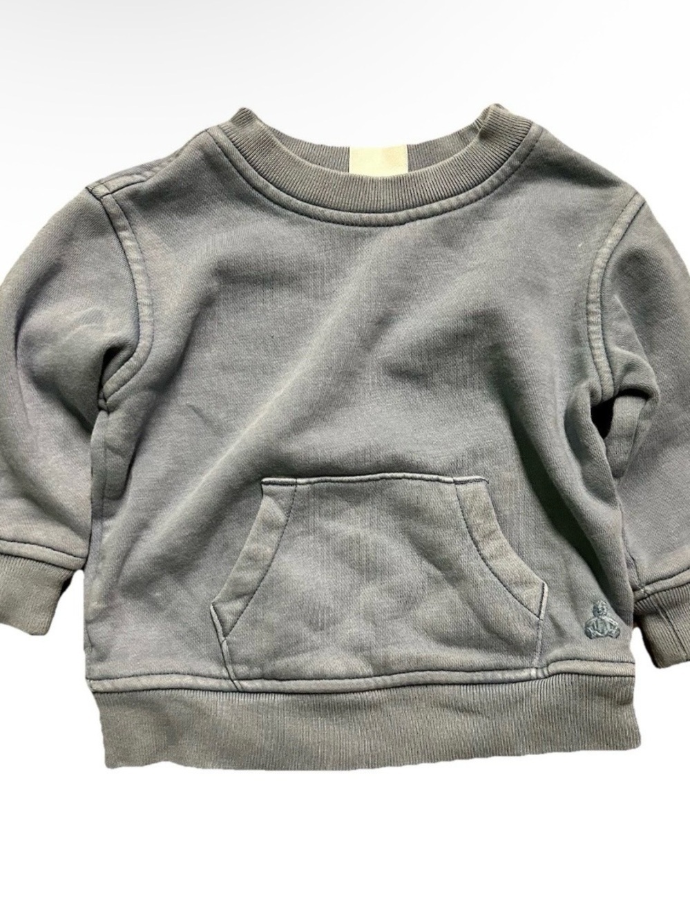 Baby Gap Blue Crewneck Sweatshirt Sweatpants Set Size 6-12 Months - Picture 2 of 4